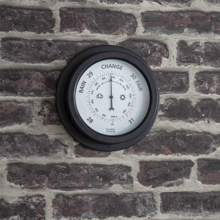 Garden Trading Tenby Barometer - Carbon