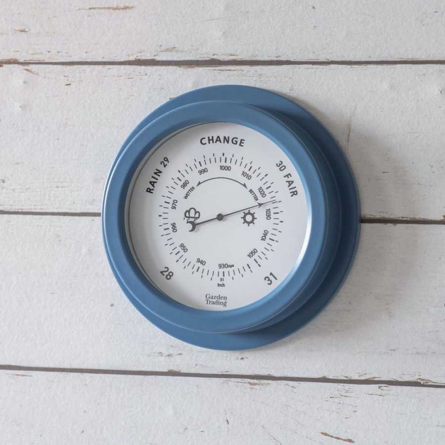 Garden Trading Tenby Barometer - Lulworth Blue