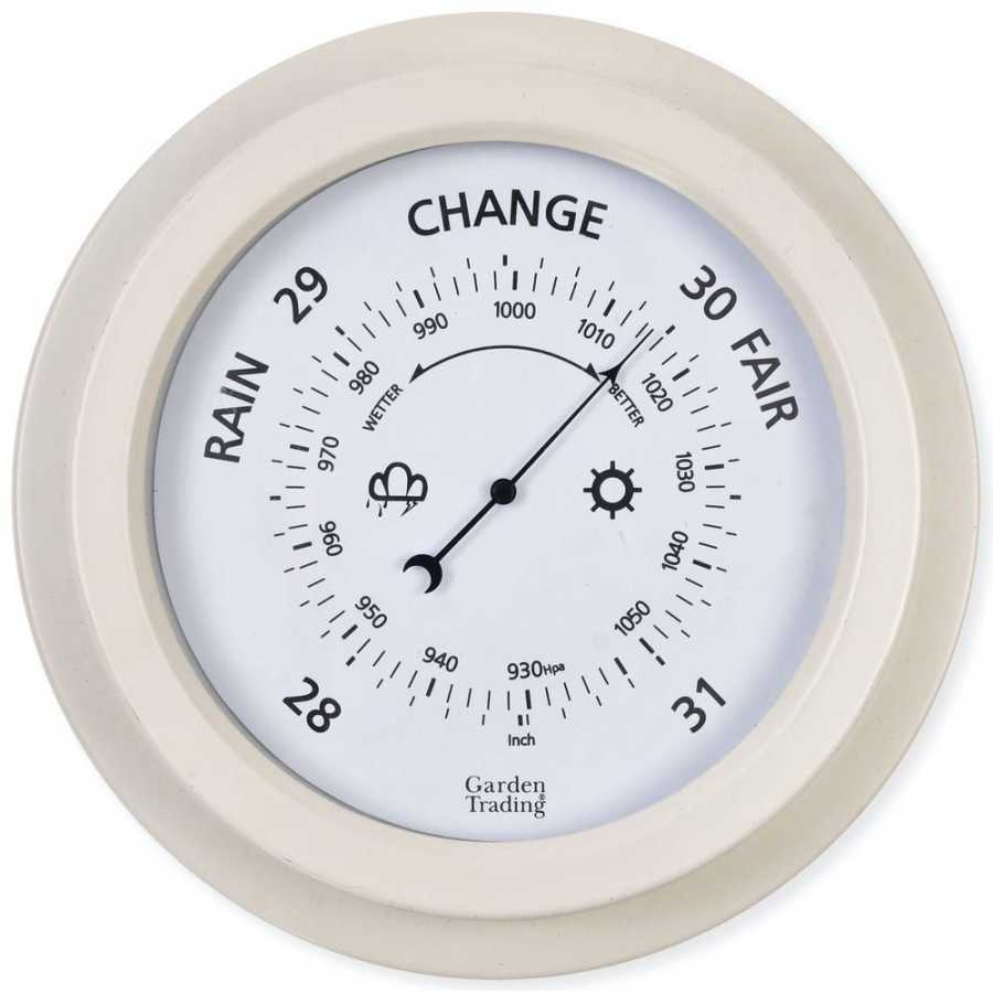 Garden Trading Tenby Barometer - Lily White