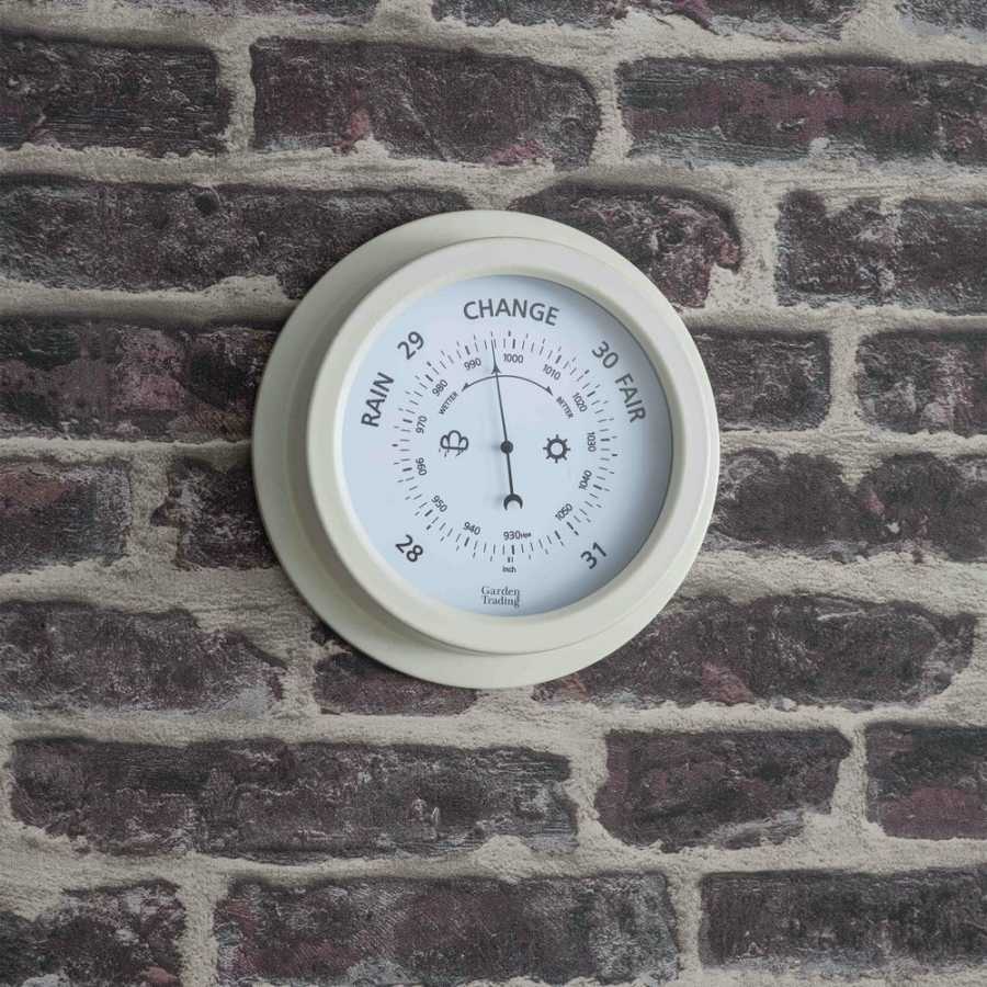 Garden Trading Tenby Barometer - Lily White