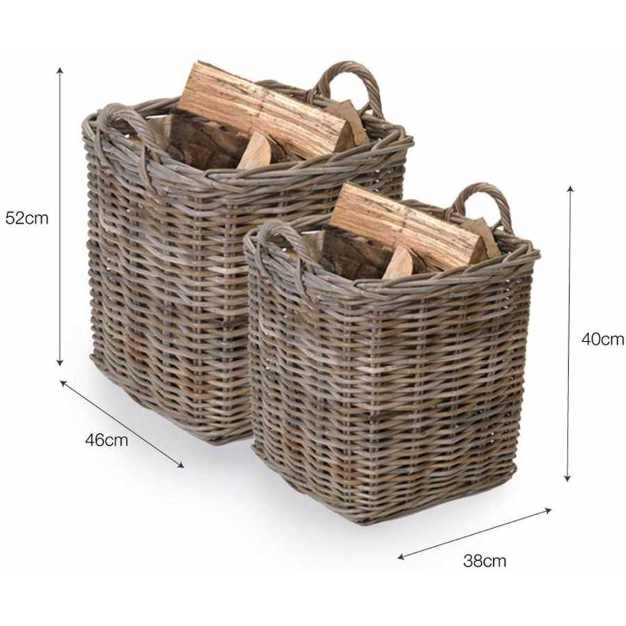 Garden Trading Square Baskets - Set of 2