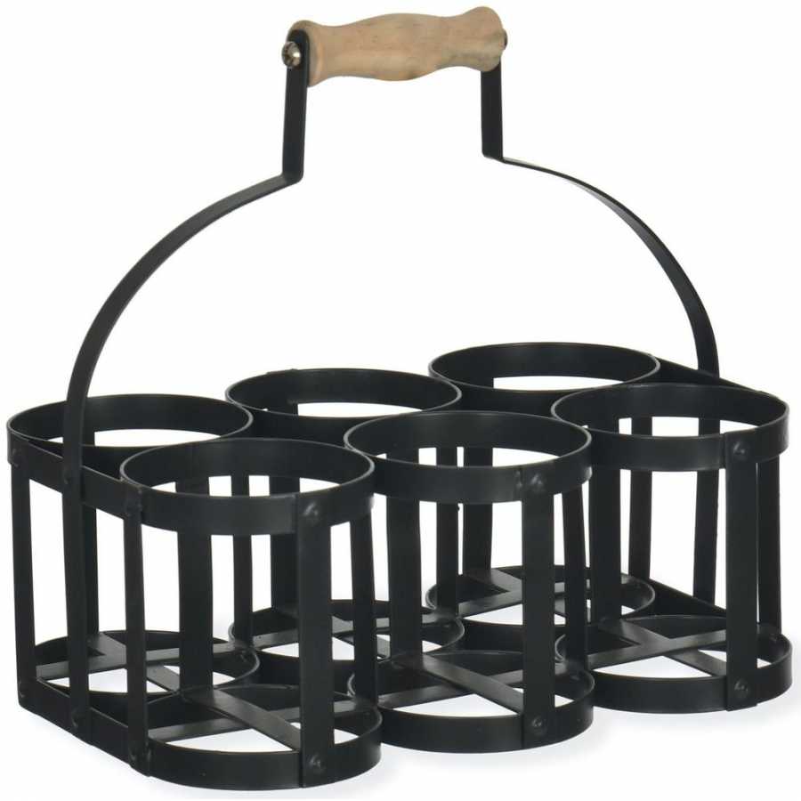 Garden Trading Steel Milk Bottle Holder - Large