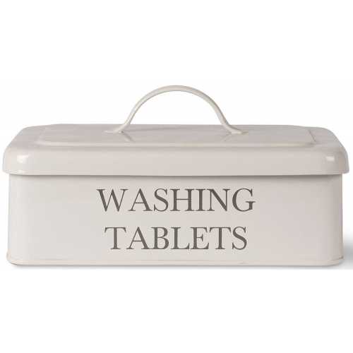 Garden Trading Steel Washing Tablet Box - Chalk