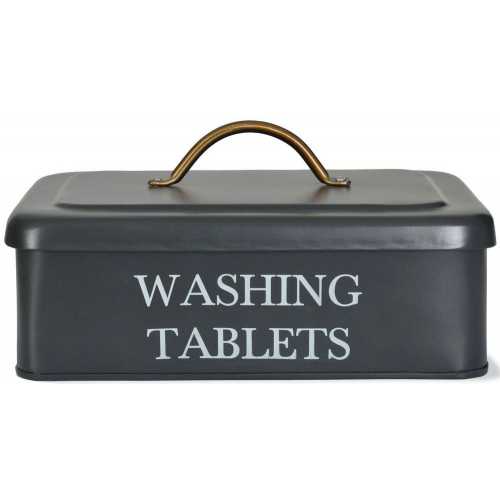 Garden Trading Steel Washing Tablet Box - Carbon
