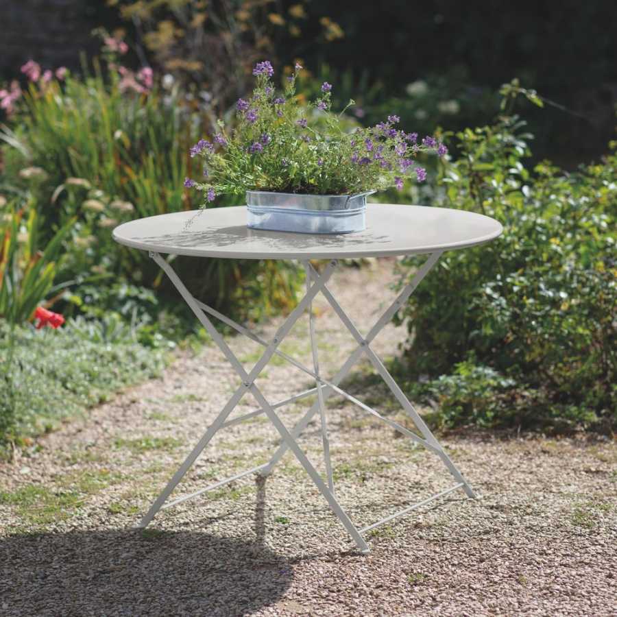 Garden Trading Rive Droite Large Bistro Table - Clay