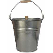 Garden Trading Steel Fireside Bucket - Galvanised