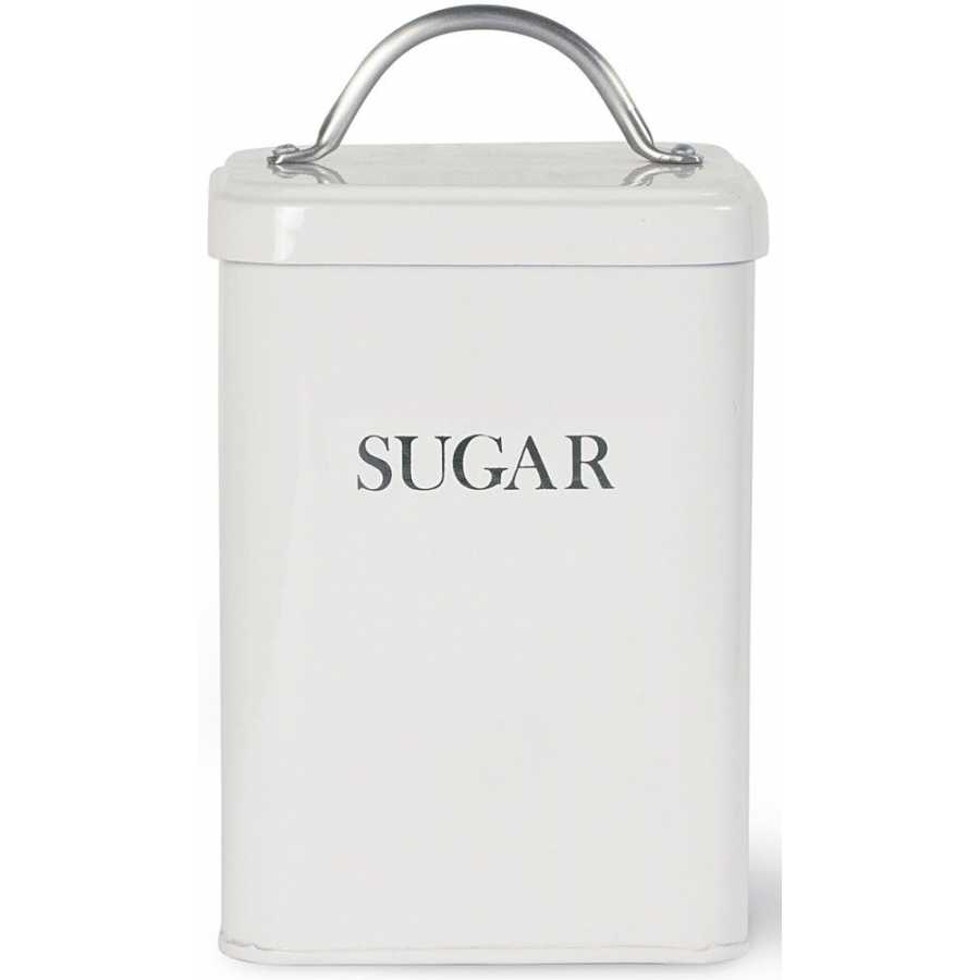 Garden Trading Steel Sugar Canister - Chalk