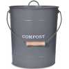 Garden Trading Steel Compost Bucket - Charcoal