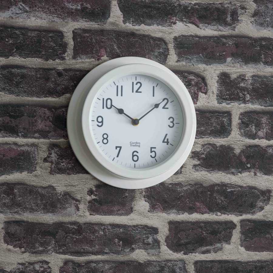 Garden Trading Tenby Clock - Lily White