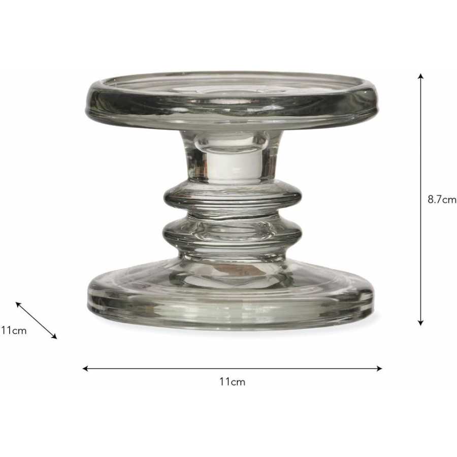 Garden Trading Glass Candlestick - Small