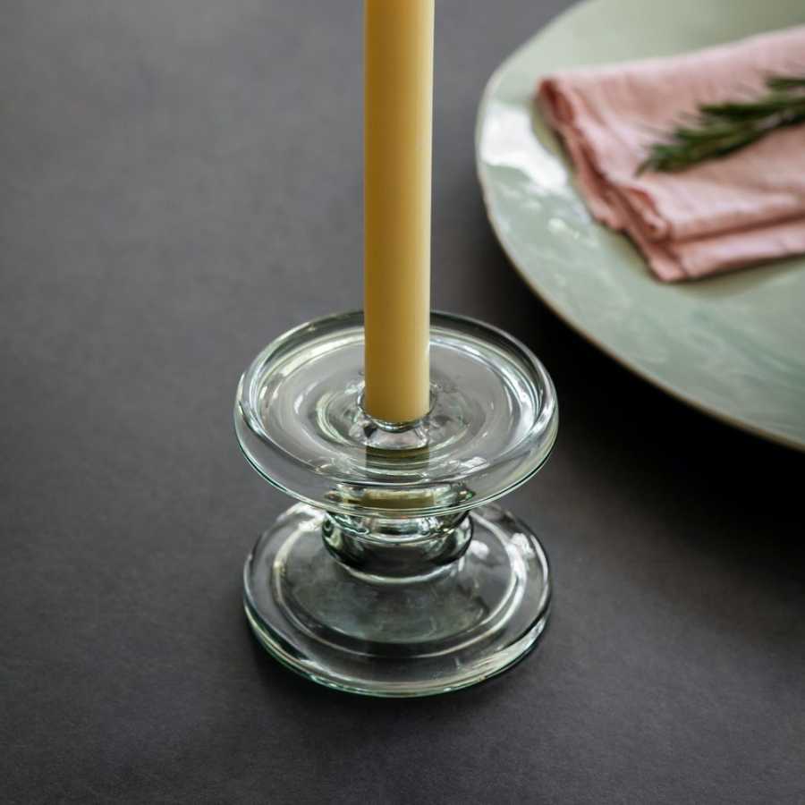 Garden Trading Glass Candlestick - Small