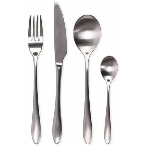 Garden Trading Stainless Steel Cutlery - Set of 16 - Silver