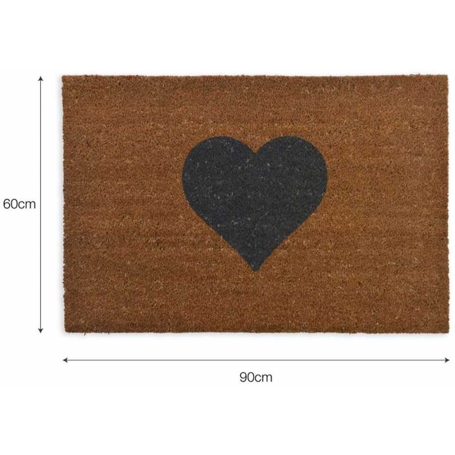 Garden Trading Heart Doormat - Large