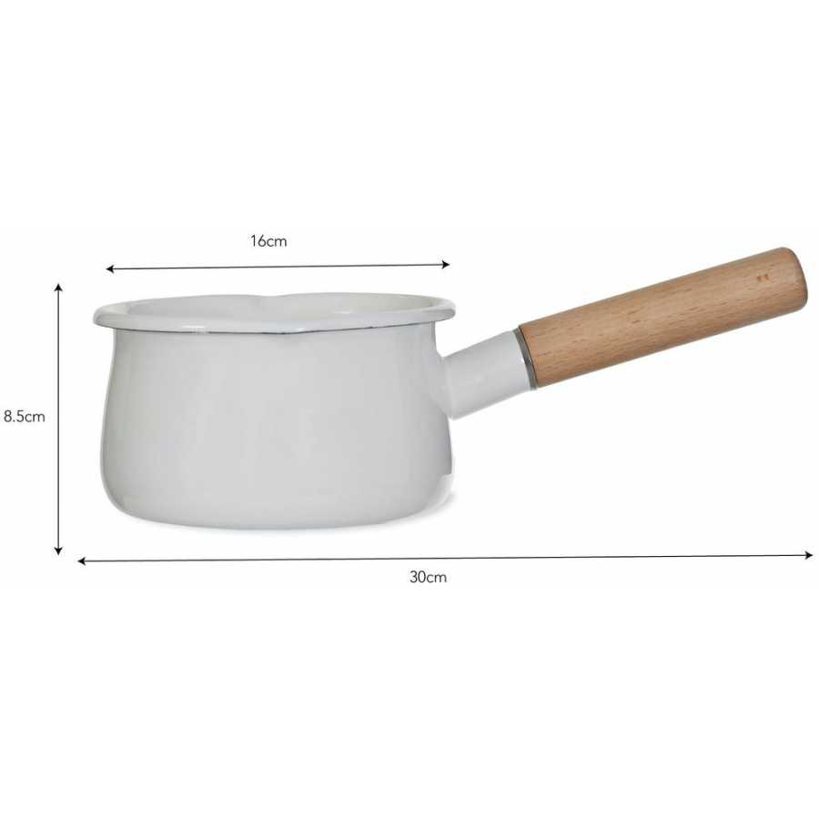 Garden Trading Enamel Milk Pan