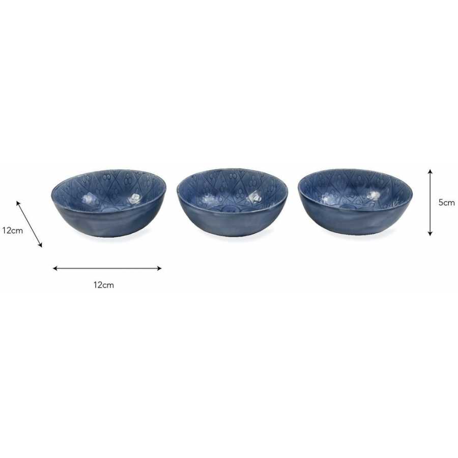 Garden Trading Fiskardo Nibble Bowls - Set of 3