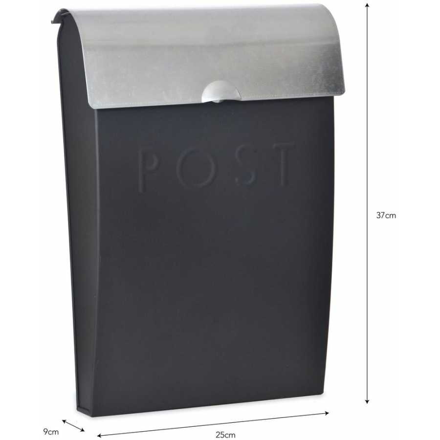 aGarden Trading Post Box With Lock - Carbon