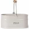 Garden Trading Steel Peg Bucket - Chalk