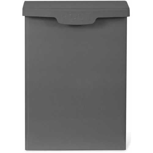 Garden Trading Shipton Post Box With Lock - Charcoal