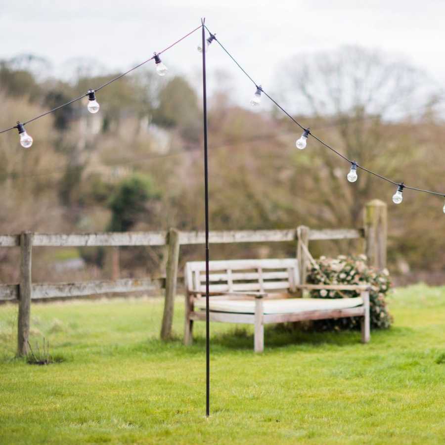 Garden Trading Festoon String Lights Outdoor Support Pole