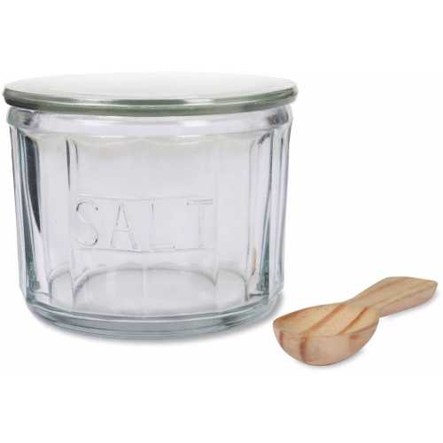 Garden Trading Glass Salt Pot
