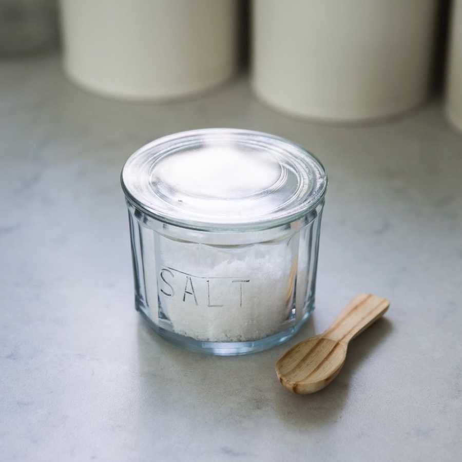 Garden Trading Glass Salt Pot