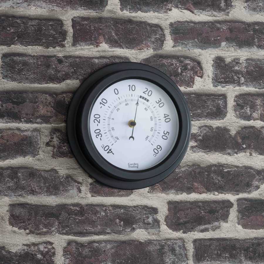 Garden Trading Tenby Thermometer - Carbon