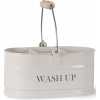 Garden Trading Steel Wash Up Tidy Bucket - Chalk