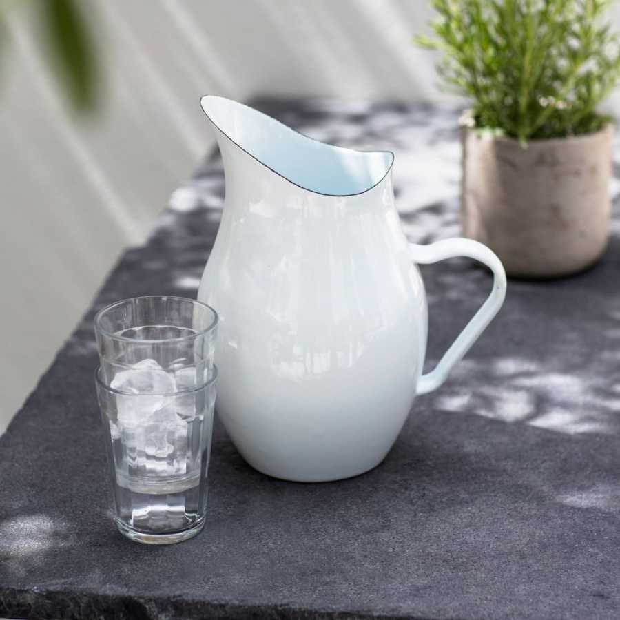 Garden Trading Enamel Water Pitcher