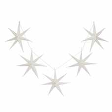 Garden Trading Maddox Christmas Star Garland Warm White