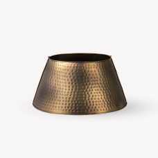 Garden Trading Hinksey Hammered Tree Skirt Antique Brass 2 parts