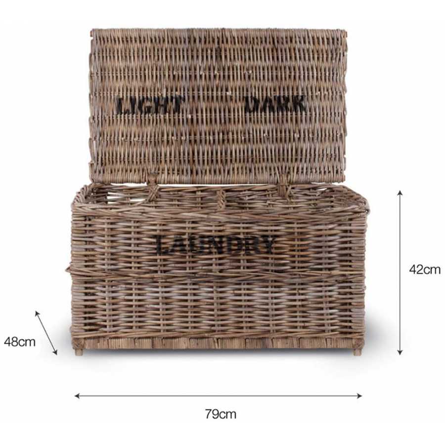 Garden Trading Dark & Lights Laundry Chest