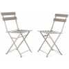 Garden Trading Rive Droite Bistro Chairs - Set of 2 - Clay