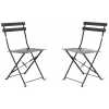 Garden Trading Rive Droite Bistro Chairs - Set of 2 - Carbon