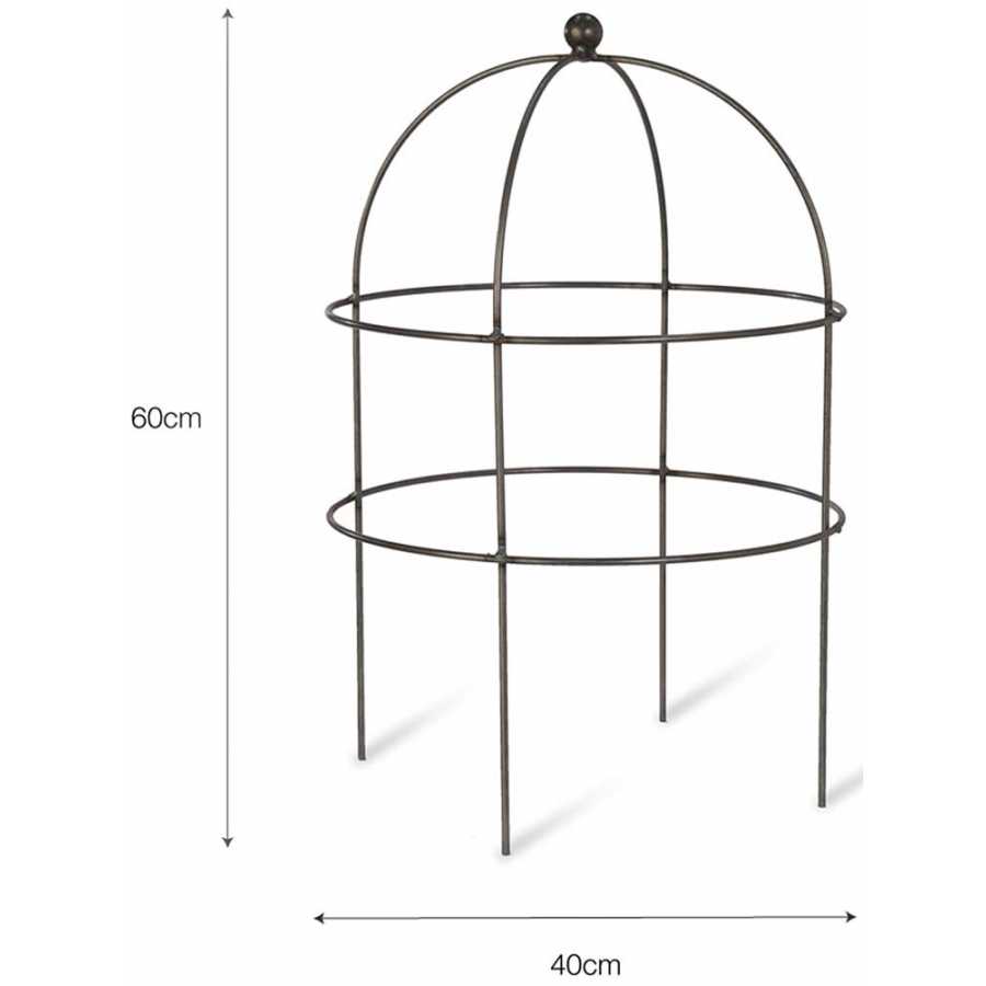 Garden Trading Barrington Domed Plant Support - Small - Diagram