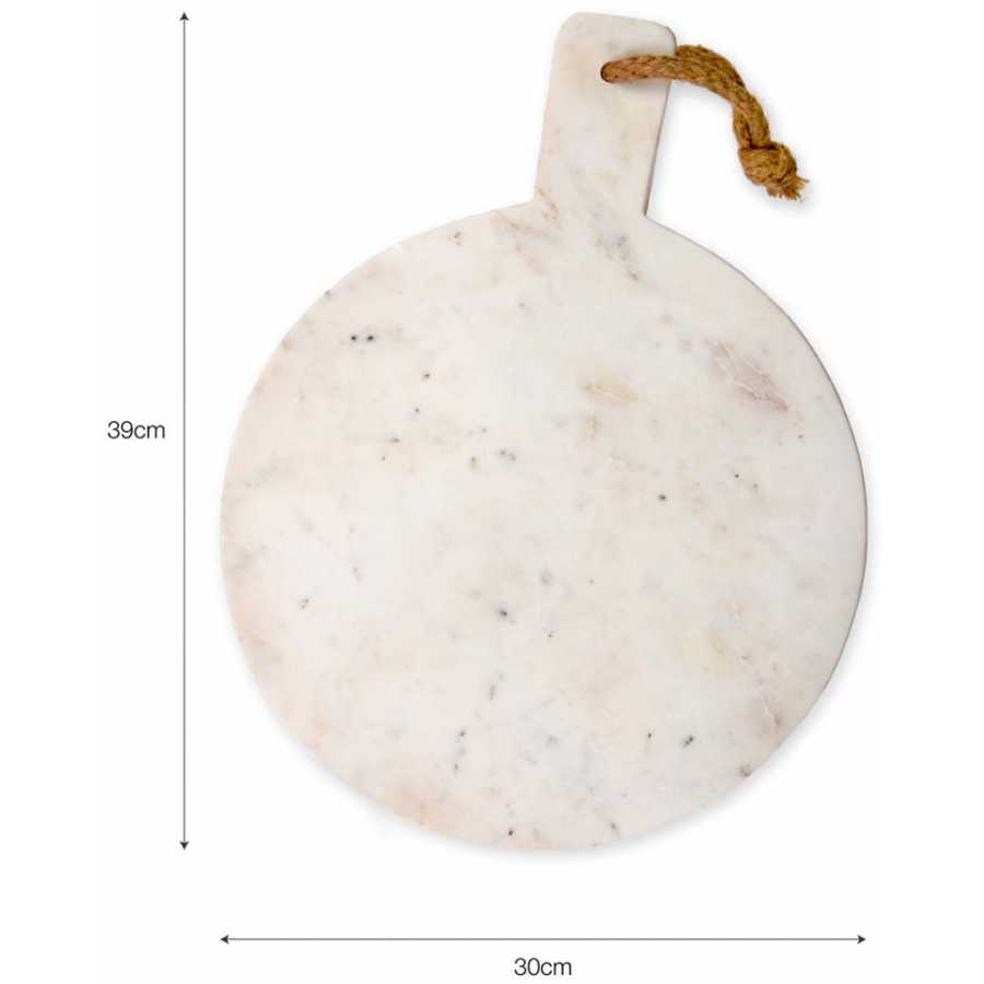 Garden Trading Marble Chopping Board - Round