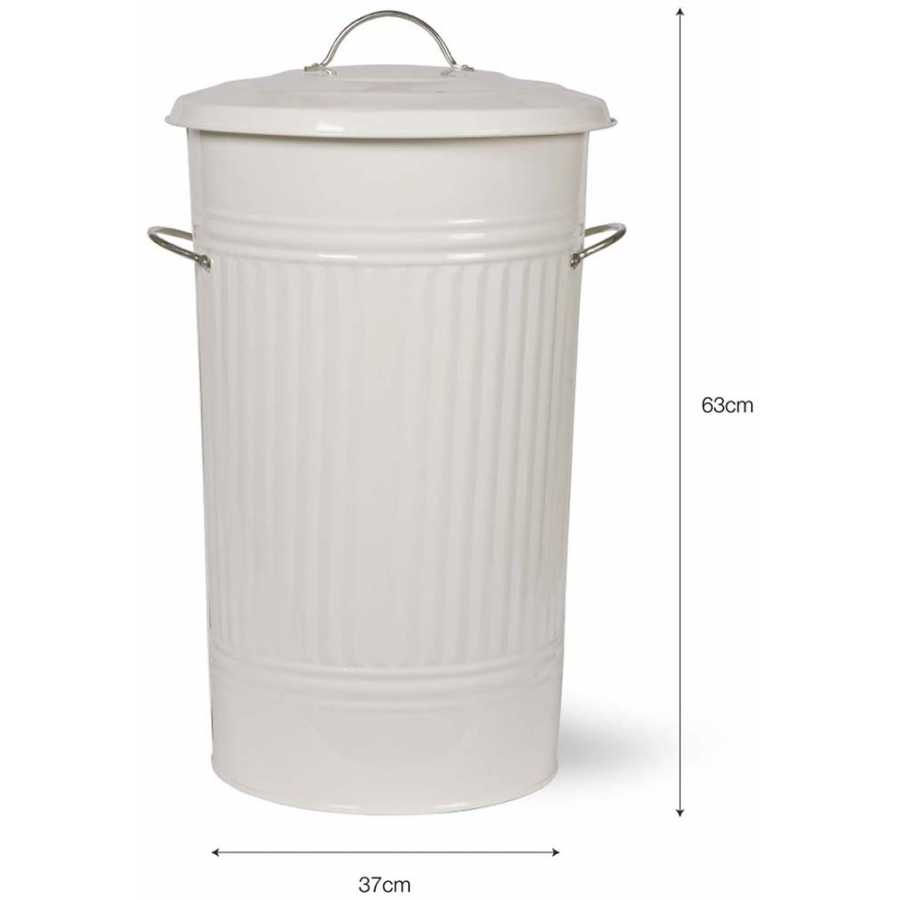 Garden Trading Kitchen Bin - Chalk