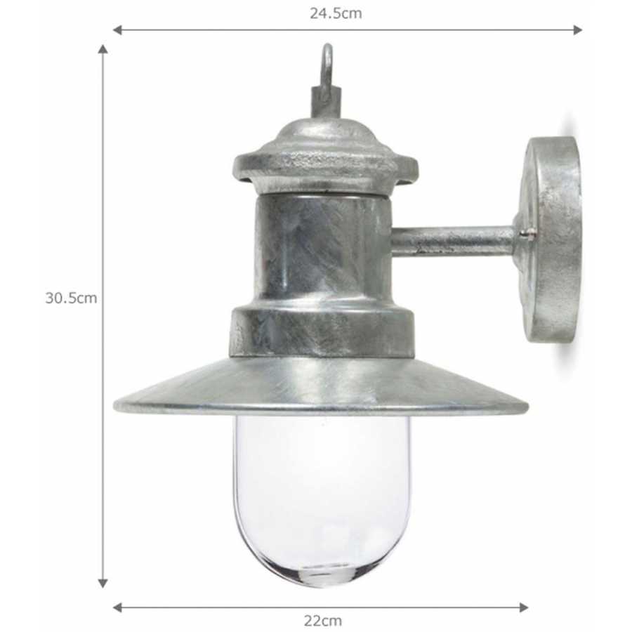 Garden Trading St Ives Ships Outdoor Wall Light