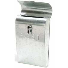 Garden Trading Post Box With Lock - Silver