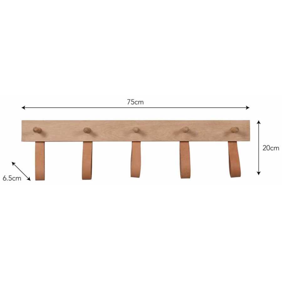 Garden Trading Kelston Peg Rail - Large - Diagram