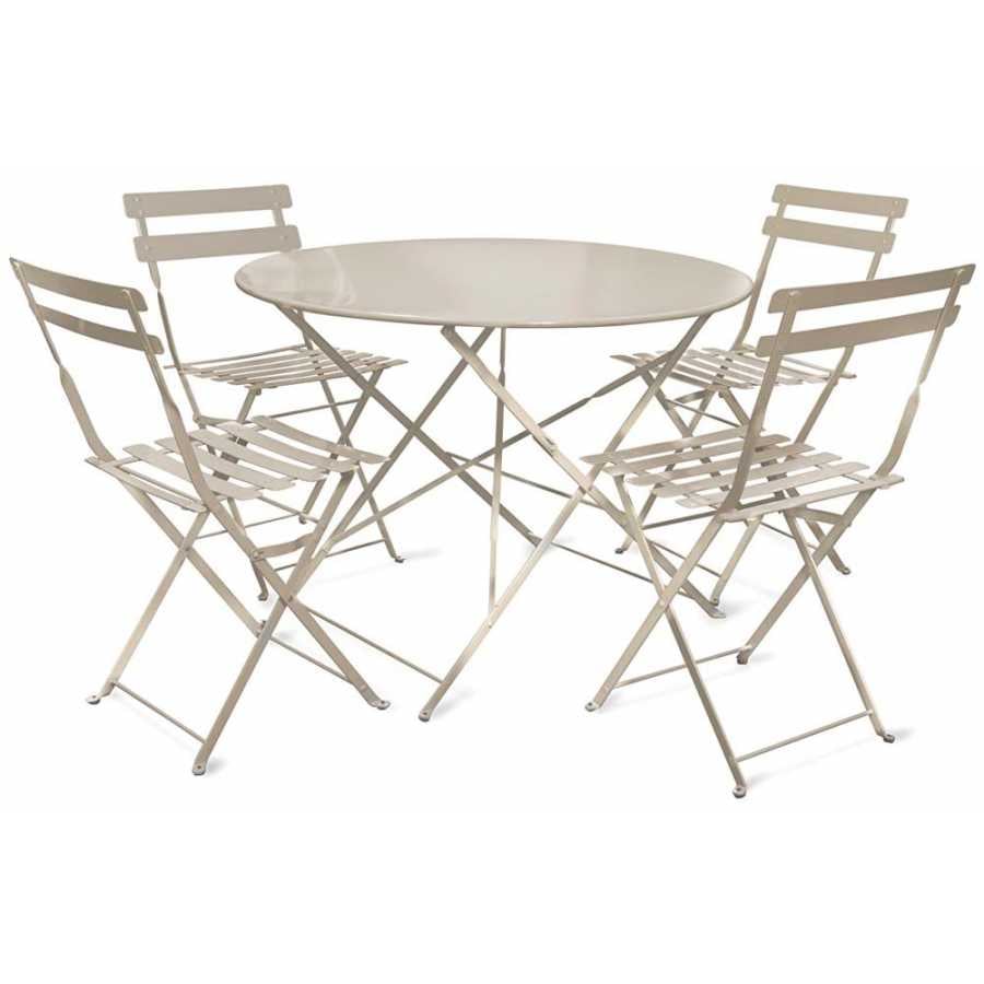 Garden Trading Rive Droite Large Bistro Set - Clay