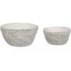 Garden Trading Southwold Deco Bowls - Set of 2 - Grey