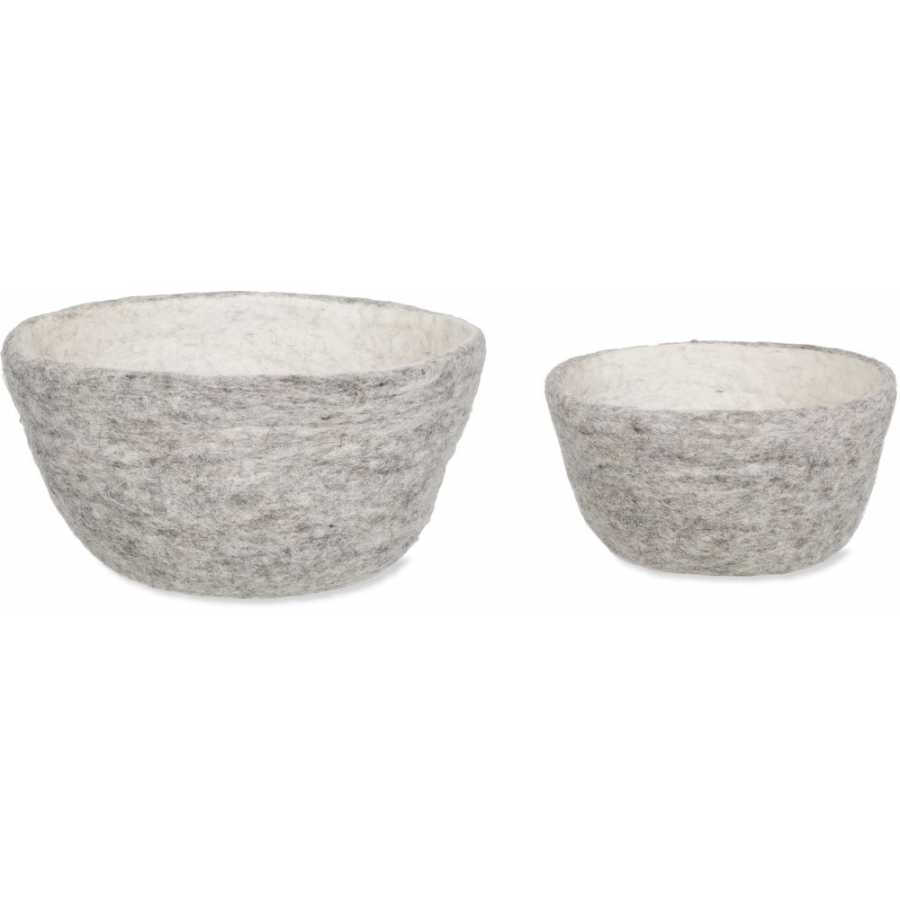 Garden Trading Southwold Bowls - Set of 2 - Grey