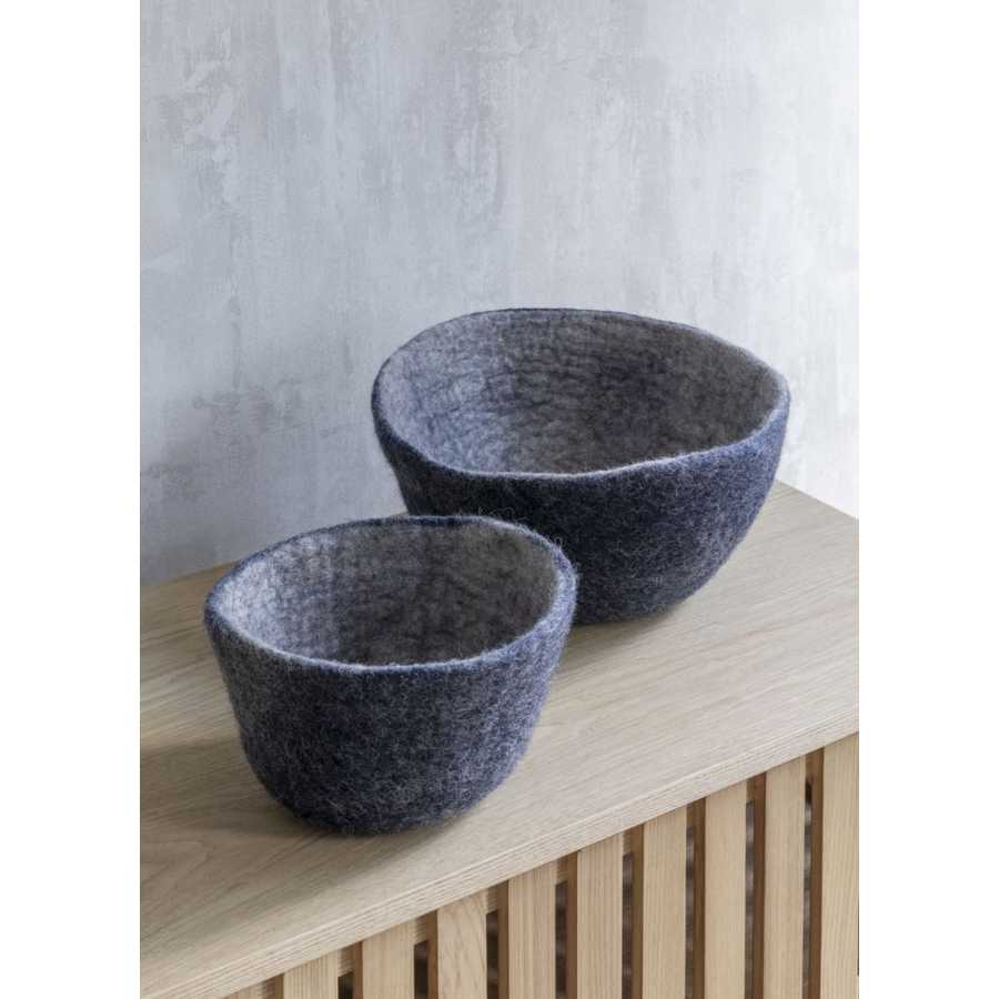 Garden Trading Southwold Bowls - Set of 2 - Ink