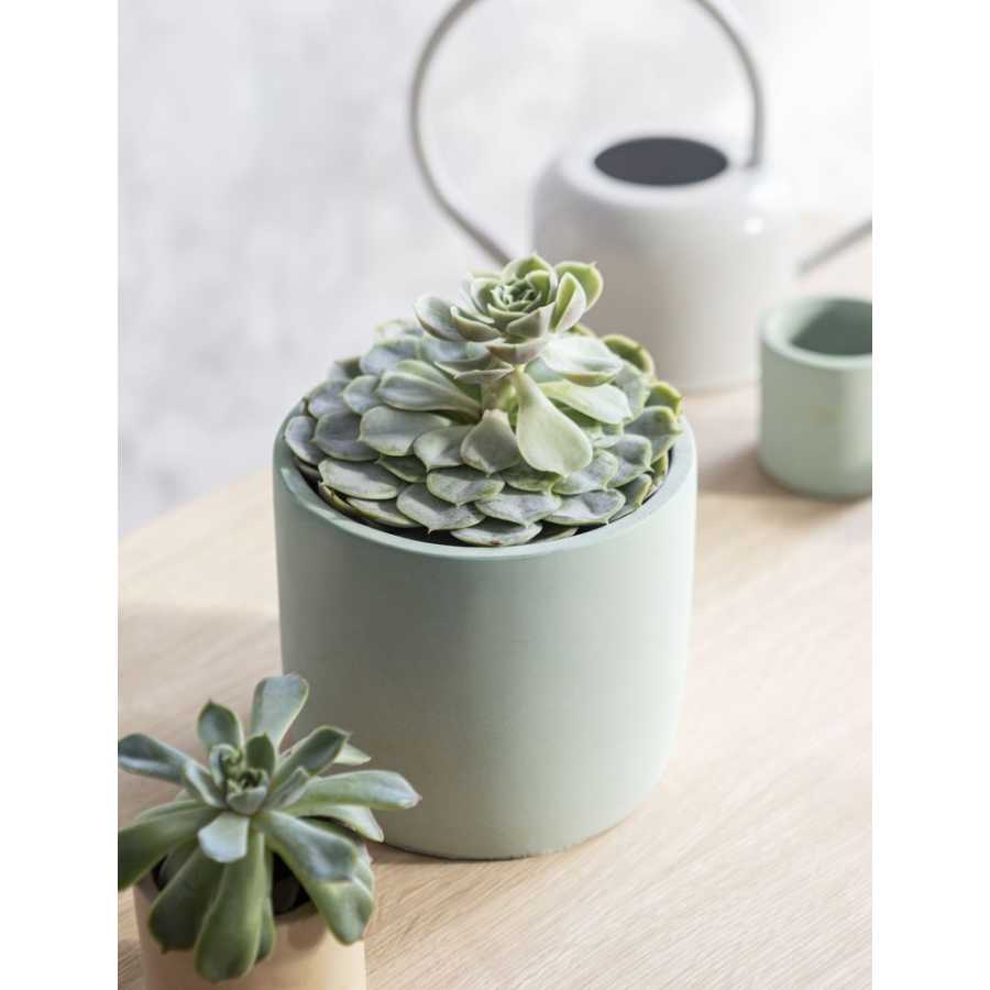 Garden Trading Bamburgh Plant Pot - Aqua - Medium