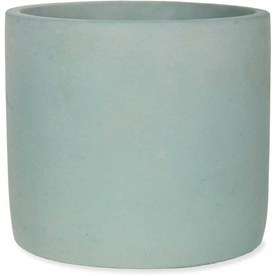 Garden Trading Bamburgh Plant Pot - Aqua - Medium