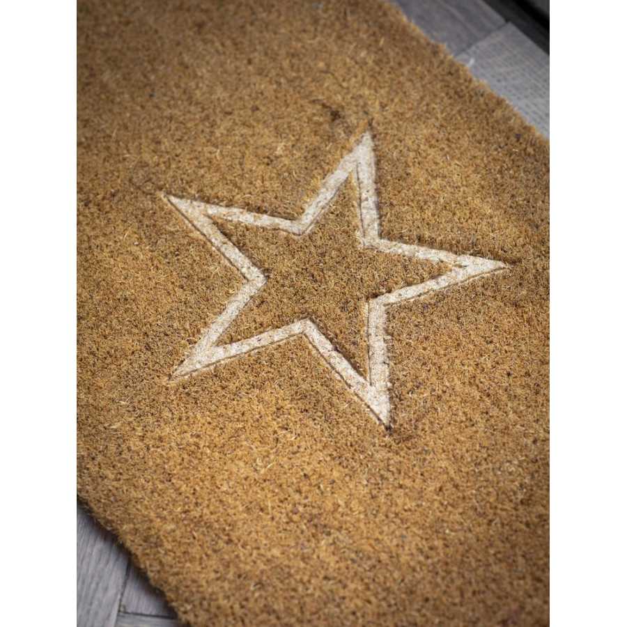 Garden Trading Embossed Star Doormat - Small