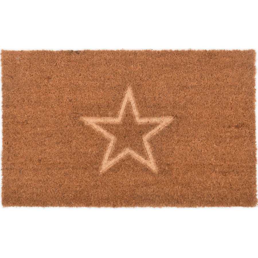 Garden Trading Embossed Star Doormat - Small