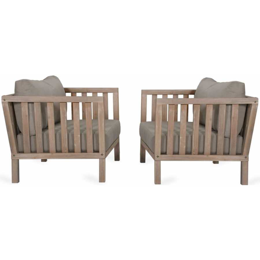 Garden Trading Porthallow Outdoor Armchairs - Set of 2