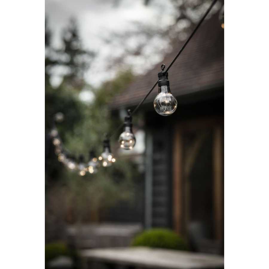 Garden Trading Festoon 20 Classic Outdoor String Light - Black