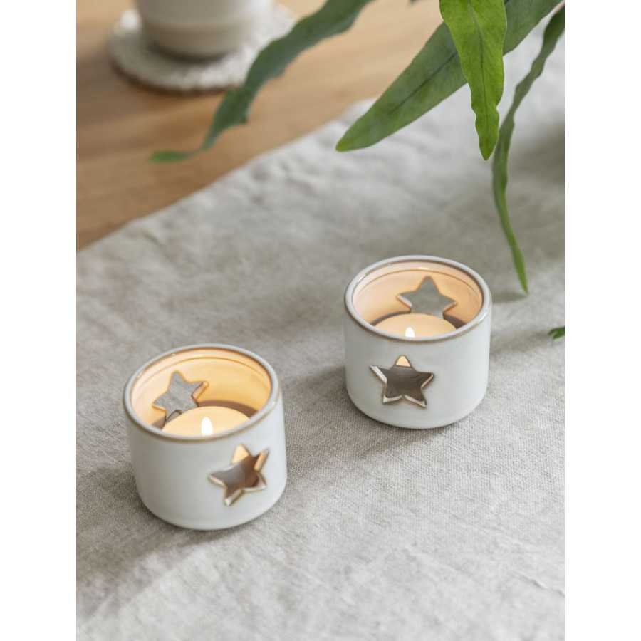 Garden Trading Ithaca Tealight Holders - Set of 2